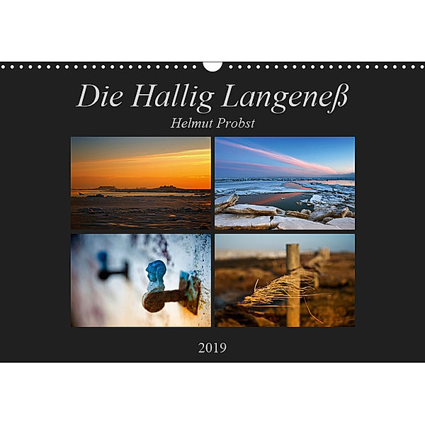 Die Hallig Langeneß (Wandkalender 2019 DIN A3 quer), Helmut Probst