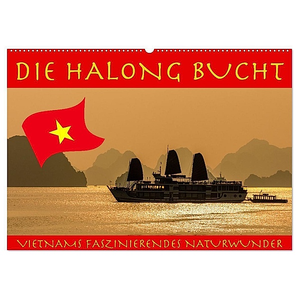 Die Halong Bucht (Wandkalender 2024 DIN A2 quer), CALVENDO Monatskalender, Roland Brack