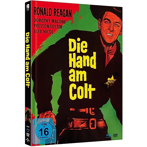 Die Hand am Colt Limited Mediabook, Ronald Reagan, Dorothy Malone, Preston Foster