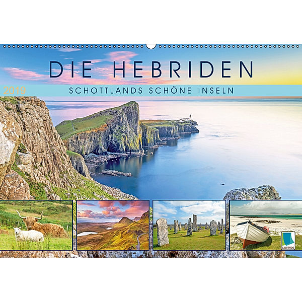 Die Hebriden: Schottlands schöne Inseln (Wandkalender 2019 DIN A2 quer), Calvendo