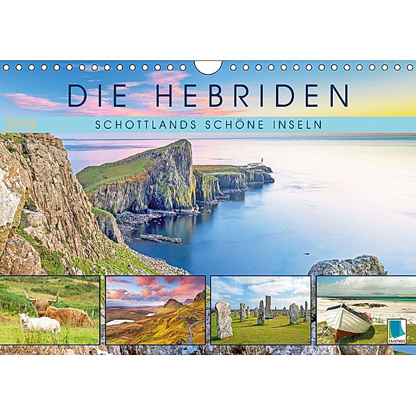 Die Hebriden: Schottlands schöne Inseln (Wandkalender 2019 DIN A4 quer), CALVENDO