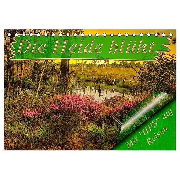 Die Heide blüht (Tischkalender 2024 DIN A5 quer), CALVENDO Monatskalender, Heinz-Peter Schwerin