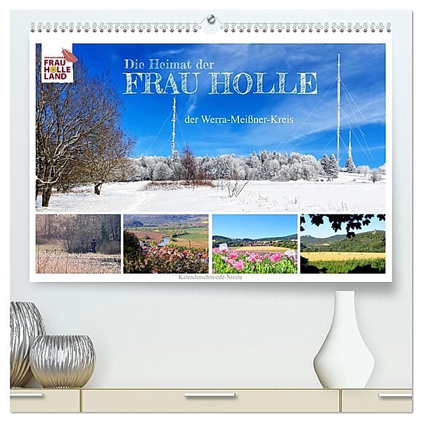 Die Heimat der Frau Holle (hochwertiger Premium Wandkalender 2024 DIN A2 quer), Kunstdruck in Hochglanz, Sabine Löwer