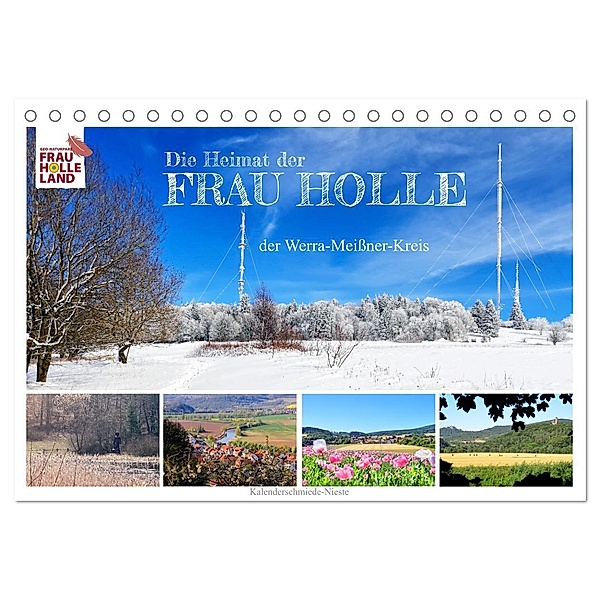 Die Heimat der Frau Holle (Tischkalender 2024 DIN A5 quer), CALVENDO Monatskalender, Sabine Löwer