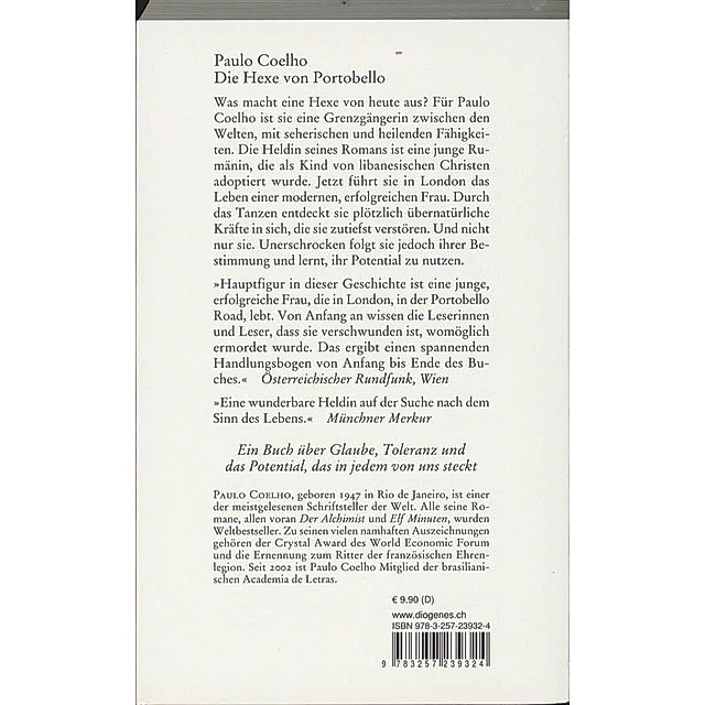 Die Hexe Von Portobello Buch Von Paulo Coelho Versandkostenfrei Bestellen