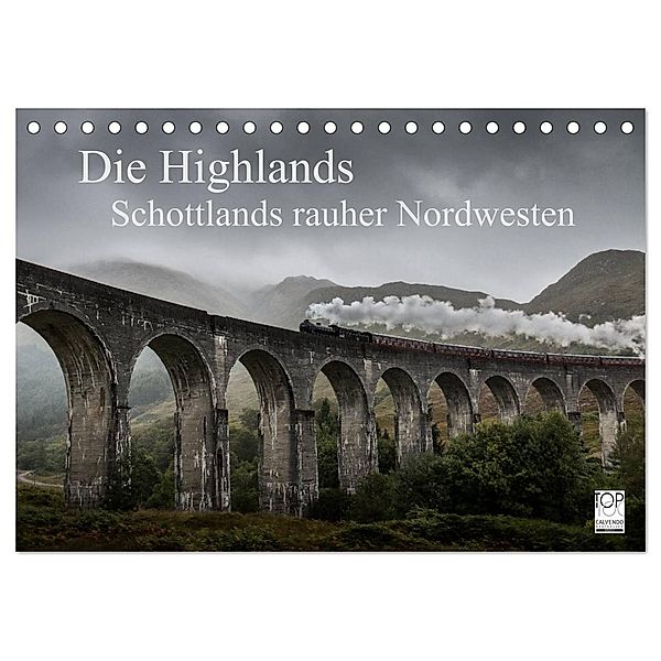 Die Highlands - Schottlands rauher Nordwesten (Tischkalender 2024 DIN A5 quer), CALVENDO Monatskalender, Andreas Peters