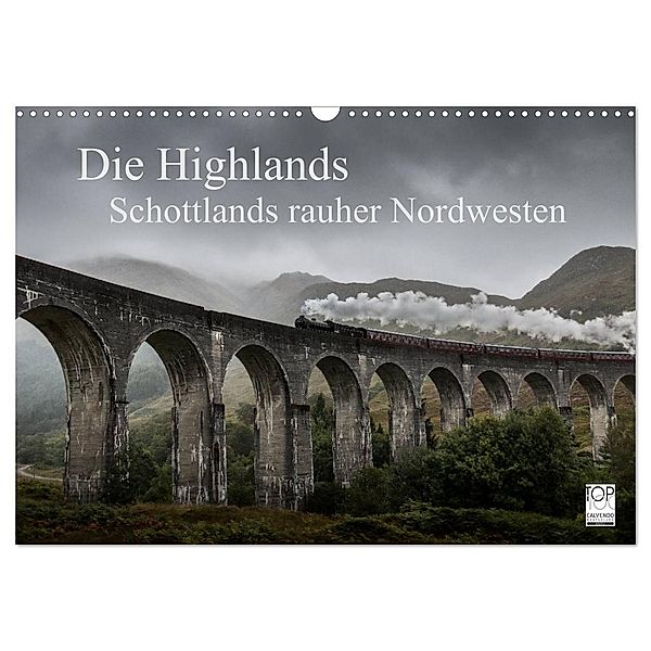 Die Highlands - Schottlands rauher Nordwesten (Wandkalender 2025 DIN A3 quer), CALVENDO Monatskalender, Calvendo, Andreas Peters