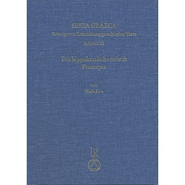 Die hippokratische Schrift Praecepta, Giulia Ecca