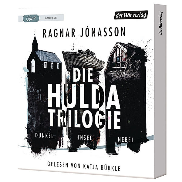 Die Hulda-Trilogie - Dunkel - Insel - Nebel,3 Audio-CD, 3 MP3, Ragnar Jónasson