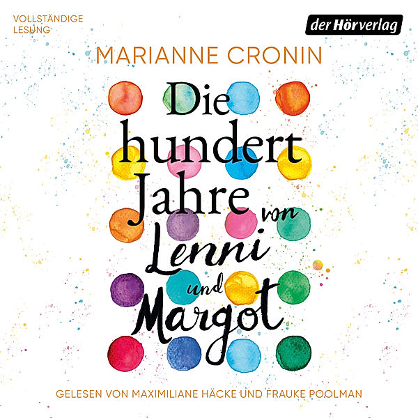 Die hundert Jahre von Lenni und Margot, Marianne Cronin