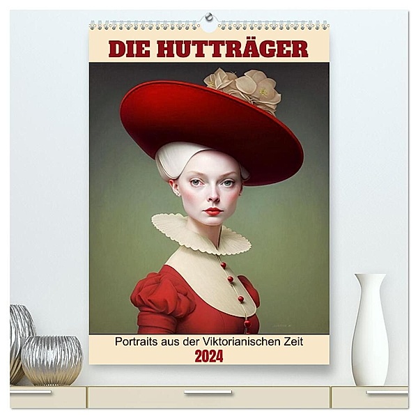 Die Hutträger (hochwertiger Premium Wandkalender 2024 DIN A2 hoch), Kunstdruck in Hochglanz, ©DigitalDreamweaver