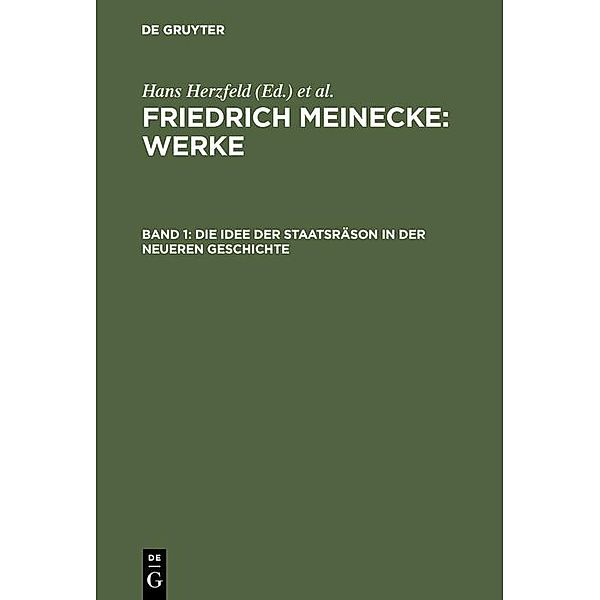 Die Idee der Staatsräson in der neueren Geschichte / Jahrbuch des Dokumentationsarchivs des österreichischen Widerstandes, Friedrich Meinecke