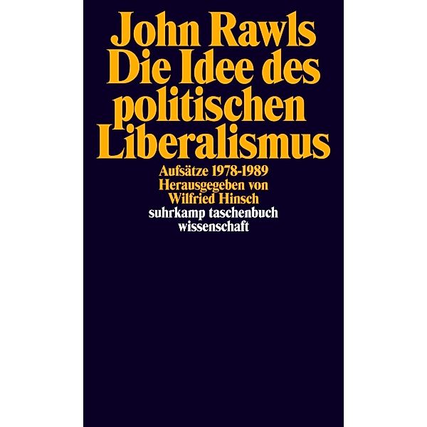 Die Idee des politischen Liberalismus, John Rawls