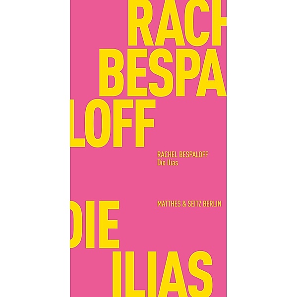 Die Ilias / Fröhliche Wissenschaft Bd.153, Rachel Bespaloff