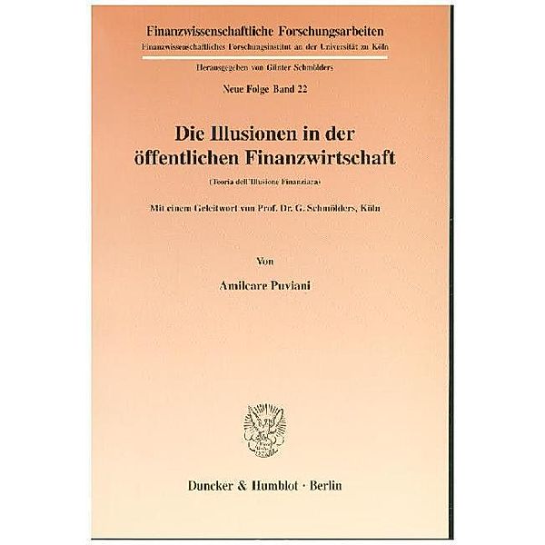 Die Illusionen in der öffentlichen Finanzwirtschaft., Amilcare Puviani