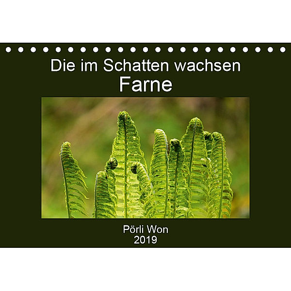 Die im Schatten wachsen - Farne (Tischkalender 2019 DIN A5 quer), Pörli Won