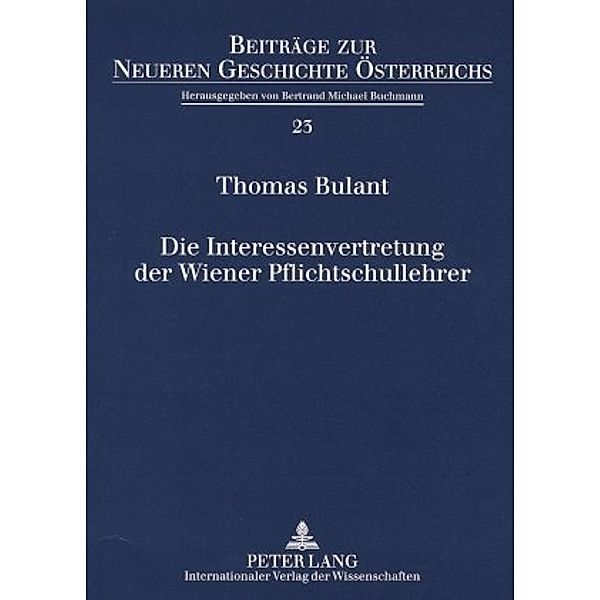 Die Interessenvertretung der Wiener Pflichtschullehrer, Thomas Bulant