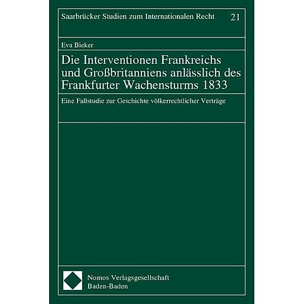 Die Interventionen Frankreichs und Großbritanniens anlässlich des Frankfurter Wachensturms 1833, Eva Bieker