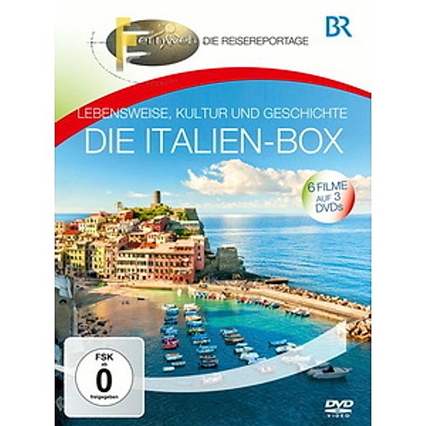 Die Italien-Box, 3 DVD-Videos
