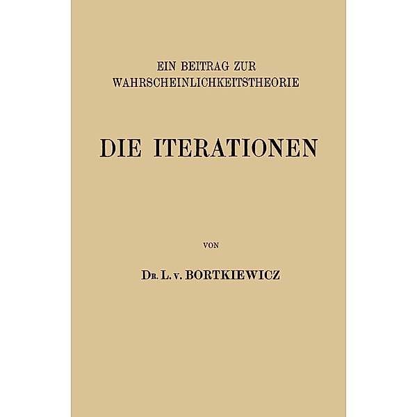 Die Iterationen, L. v. Bortkiewicz