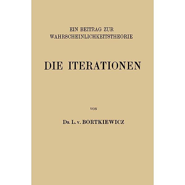 Die Iterationen, L. v. Bortkiewicz