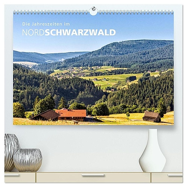 Die Jahreszeiten im Nordschwarzwald (hochwertiger Premium Wandkalender 2024 DIN A2 quer), Kunstdruck in Hochglanz, Heike Butschkus