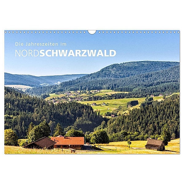 Die Jahreszeiten im Nordschwarzwald (Wandkalender 2024 DIN A3 quer), CALVENDO Monatskalender, Heike Butschkus
