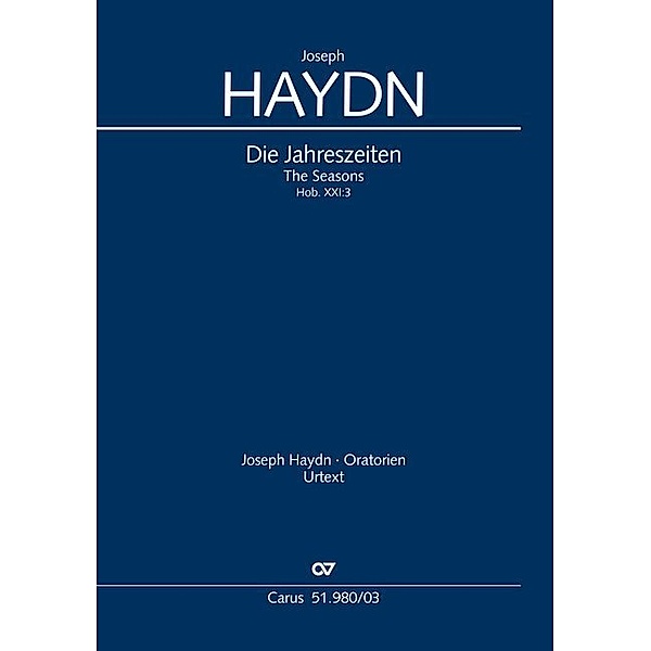 Die Jahreszeiten (KIavierauszug), Joseph Haydn