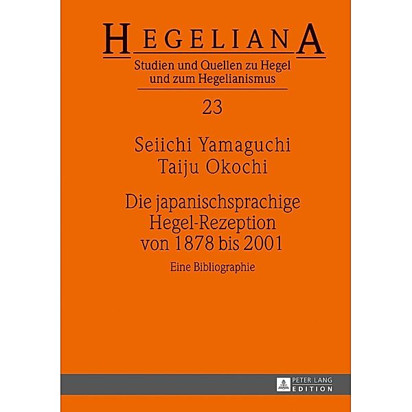 Die japanischsprachige Hegel-Rezeption von 1878 bis 2001, Seiichi Yamaguchi