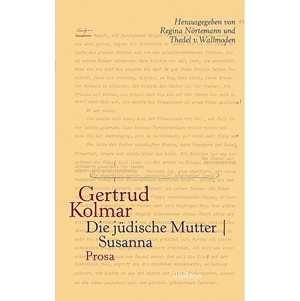 Die jüdische Mutter | Susanna, Gertrud Kolmar