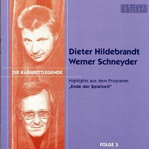 Die Kabarettlegende Folge 3, Dieter Hildebrandt, Werner Schneyder