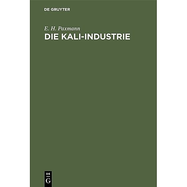 Die Kali-Industrie, E. H. Paxmann