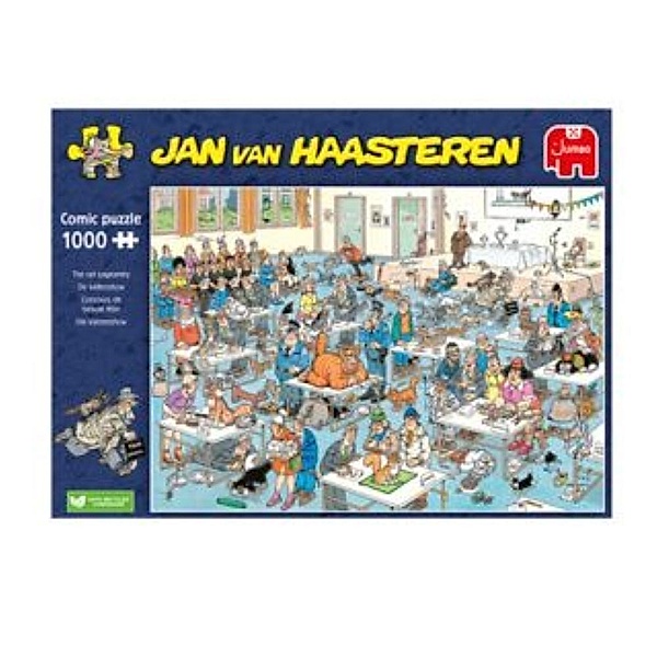 Jumbo Spiele Die Katzenshow 1000 Teile, Jan van Haasteren