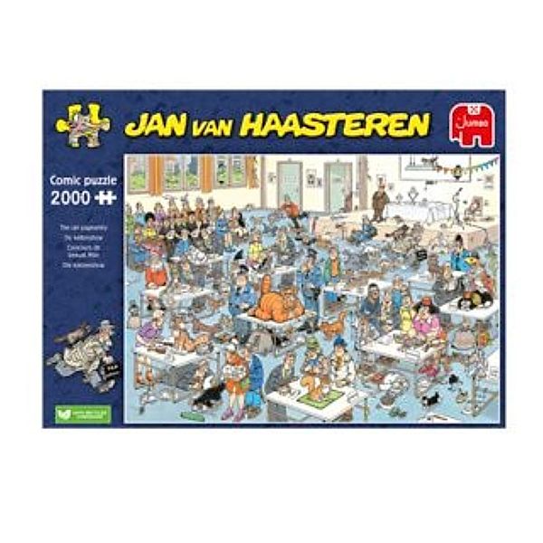 Jumbo Spiele Die Katzenshow 2000 Teile, Jan van Haasteren