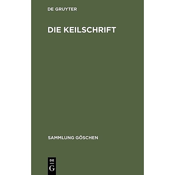 Die Keilschrift, Bruno Meissner