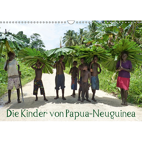 Die Kinder von Papua Neuguinea (Wandkalender 2019 DIN A3 quer), André Hähnke und Peter Möller
