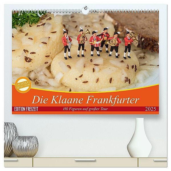 Die Klaane Frankfurter (hochwertiger Premium Wandkalender 2025 DIN A2 quer), Kunstdruck in Hochglanz, Calvendo, Rainer Kauffelt, Heike Adam