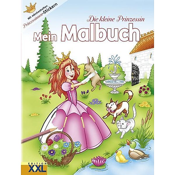 Die kleine Prinzessin - Mein Malbuch, m. 1 Beilage