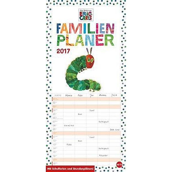 Die kleine Raupe Nimmersatt Familienplaner 2017, Eric Carle