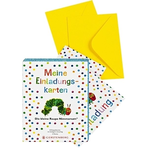 Die kleine Raupe Nimmersatt - Meine Einladungskarten, Eric Carle