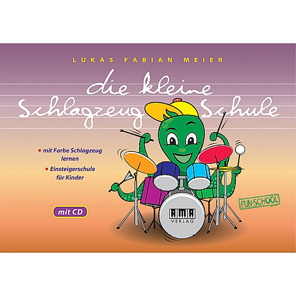 Die kleine Schlagzeug-Schule, m. 1 Audio-CD, Lukas F Meier