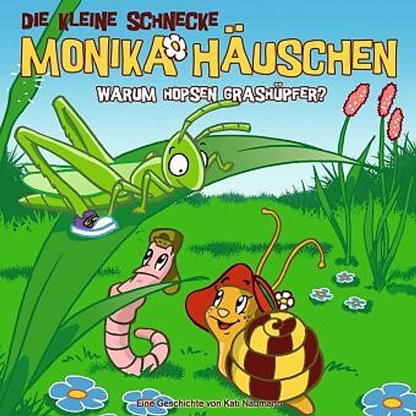 Die kleine Schnecke, Monika Häuschen, Audio-CDs: Nr.11 Warum hopsen Grashüpfer?, 1 Audio-CD, Kati Naumann