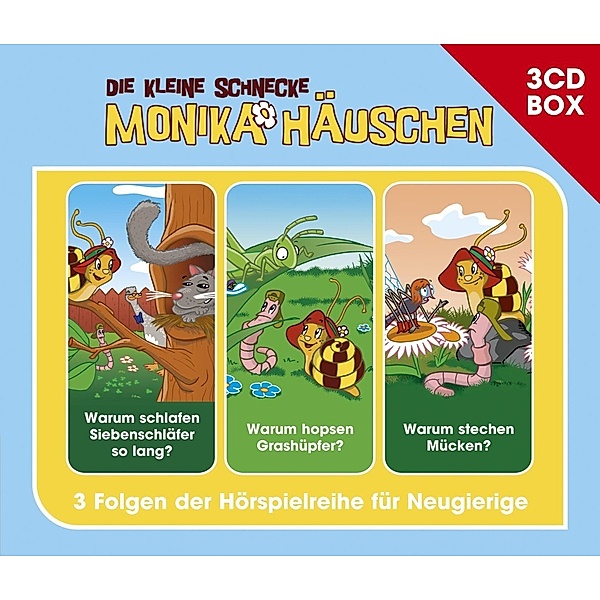 Die kleine Schnecke Monika Häuschen, Hörspielbox,3 Audio-CDs, Kati Naumann