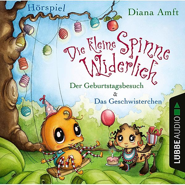 Die kleine Spinne Widerlich - 2 Geschichten - Der Geburtstagsbesuch & Das Geschwisterchen, 1 Audio-CD, Diana Amft