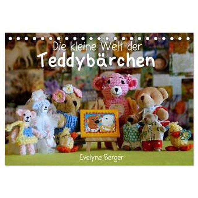 Die kleine Welt der Teddybärchen Tischkalender 2024 DIN A5 quer, CALVENDO  Monatskalender