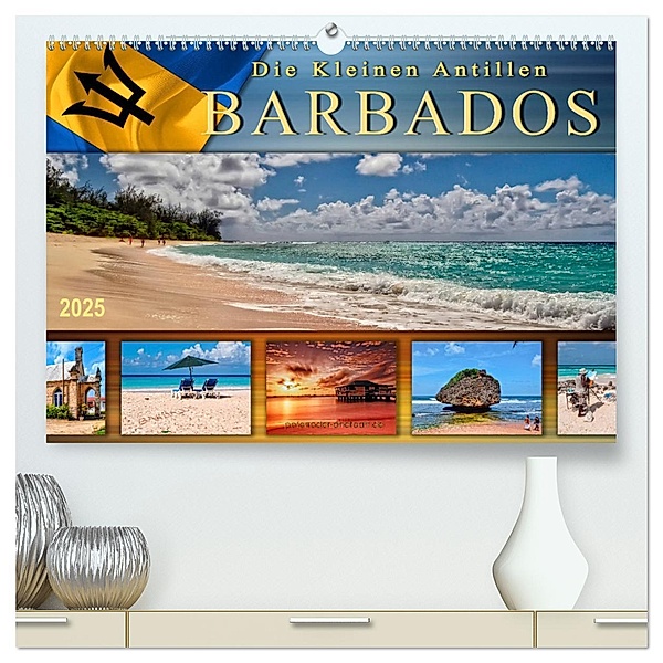 Die kleinen Antillen - Barbados (hochwertiger Premium Wandkalender 2025 DIN A2 quer), Kunstdruck in Hochglanz, Calvendo, Peter Roder