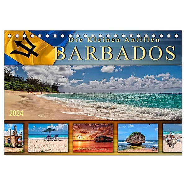 Die kleinen Antillen - Barbados (Tischkalender 2024 DIN A5 quer), CALVENDO Monatskalender, Peter Roder