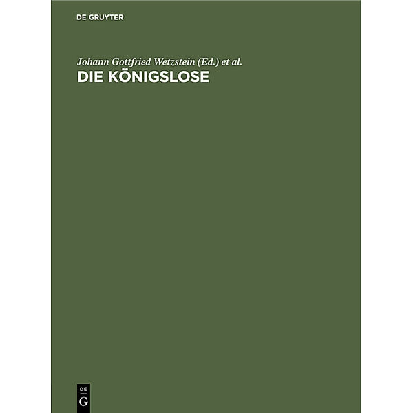 Die Königslose