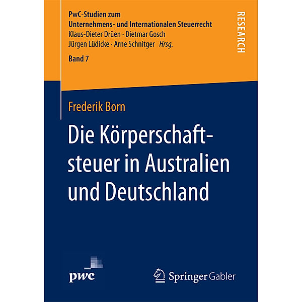 Die Körperschaftsteuer in Australien und Deutschland, Frederik Born