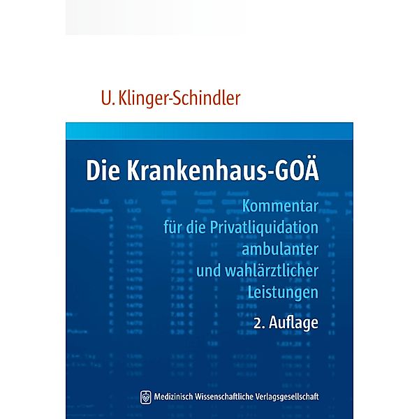 Die Krankenhaus-GOÄ, Ursula Klinger-Schindler